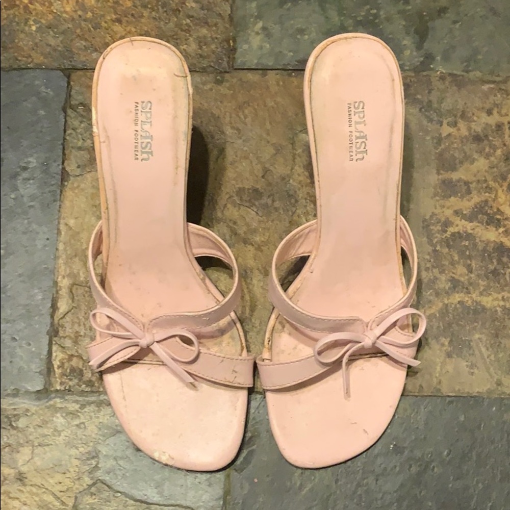 Pink heels